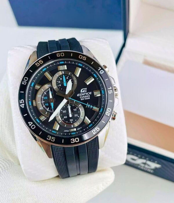 Đồng hồ Casio EFV-550P-1AVUDF Nam máy Pin (Quartz) Dây Cao Su (Nhựa) mặt Tròn chính hãng