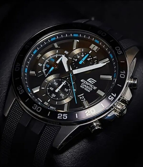 Đồng hồ Casio EFV-550P-1AVUDF Nam máy Pin (Quartz) Dây Cao Su (Nhựa) mặt Tròn chính hãng