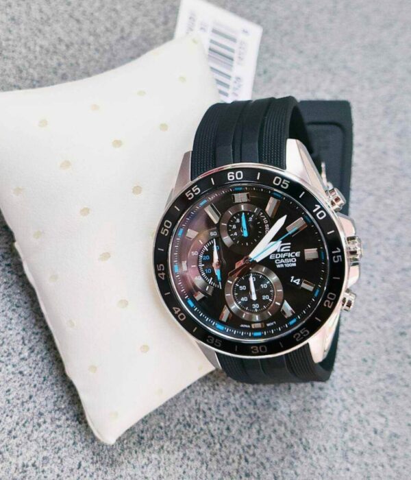Đồng hồ Casio EFV-550P-1AVUDF Nam máy Pin (Quartz) Dây Cao Su (Nhựa) mặt Tròn chính hãng