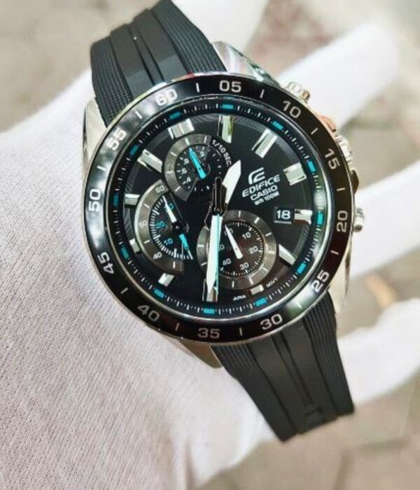 Đồng hồ Casio EFV-550P-1AVUDF Nam máy Pin (Quartz) Dây Cao Su (Nhựa) mặt Tròn chính hãng