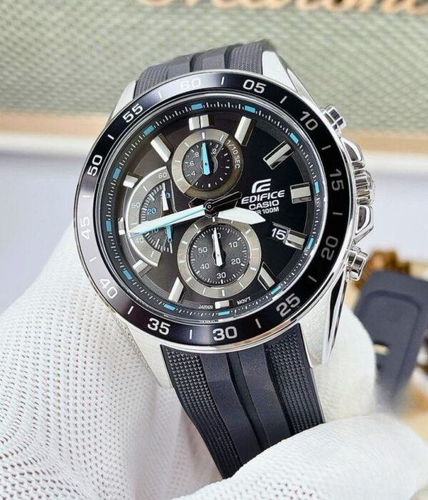 Đồng hồ Casio EFV-550P-1AVUDF Nam máy Pin (Quartz) Dây Cao Su (Nhựa) mặt Tròn chính hãng