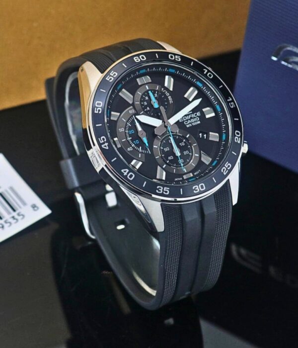 Đồng hồ Casio EFV-550P-1AVUDF Nam máy Pin (Quartz) Dây Cao Su (Nhựa) mặt Tròn chính hãng