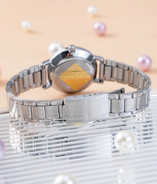 Đồng hồ Casio LTP-VT02D-1AUDF Nữ máy Pin (Quartz) Dây Inox (Thép Không Gỉ) mặt Tròn chính hãng