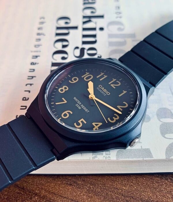 Đồng hồ Casio MW-240-1B2VDF Nam máy Pin (Quartz) Dây Cao Su (Nhựa) mặt Tròn chính hãng