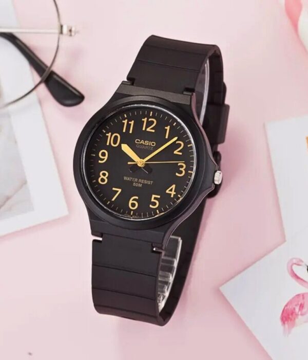 Đồng hồ Casio MW-240-1B2VDF Nam máy Pin (Quartz) Dây Cao Su (Nhựa) mặt Tròn chính hãng