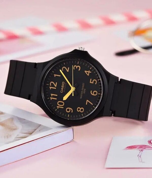 Đồng hồ Casio MW-240-1B2VDF Nam máy Pin (Quartz) Dây Cao Su (Nhựa) mặt Tròn chính hãng
