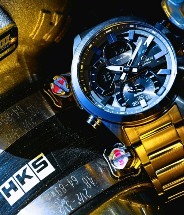 Đồng hồ Casio ECB-30DC-1BDF Nam máy Pin (Quartz) Dây Kim Loại mặt Tròn chính hãng