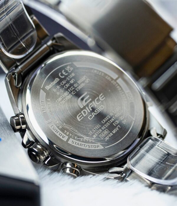 Đồng hồ Casio ECB-30DC-1BDF Nam máy Pin (Quartz) Dây Kim Loại mặt Tròn chính hãng