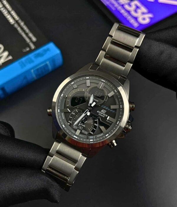 Đồng hồ Casio ECB-30DC-1BDF Nam máy Pin (Quartz) Dây Kim Loại mặt Tròn chính hãng