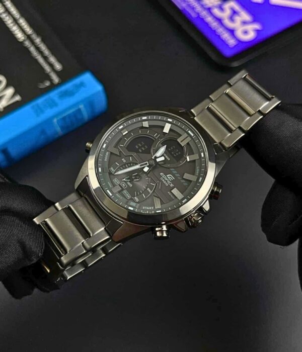 Đồng hồ Casio ECB-30DC-1BDF Nam máy Pin (Quartz) Dây Kim Loại mặt Tròn chính hãng