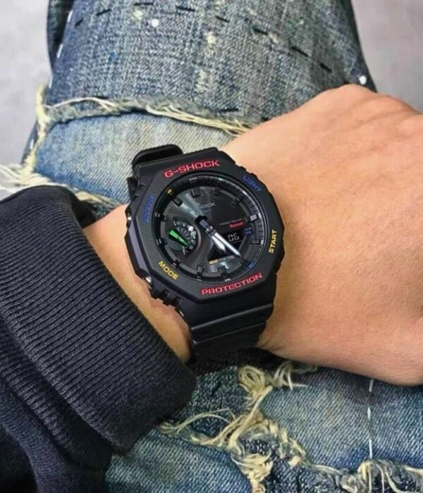 Đồng hồ Casio GA-B2100FC-1ADR Nam máy Pin (Quartz) Dây Nhựa mặt Bát Giác chính hãng