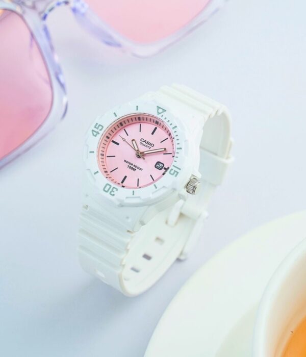 Đồng hồ Casio LRW-200H-4E3VDF Nữ máy Pin (Quartz) Dây Cao Su (Nhựa) mặt Tròn chính hãng