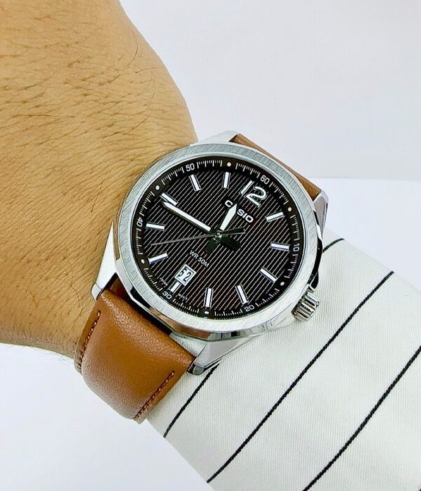 Đồng hồ Casio MTP-E725L-5AVDF Nam máy Pin (Quartz) Dây Da mặt Tròn chính hãng