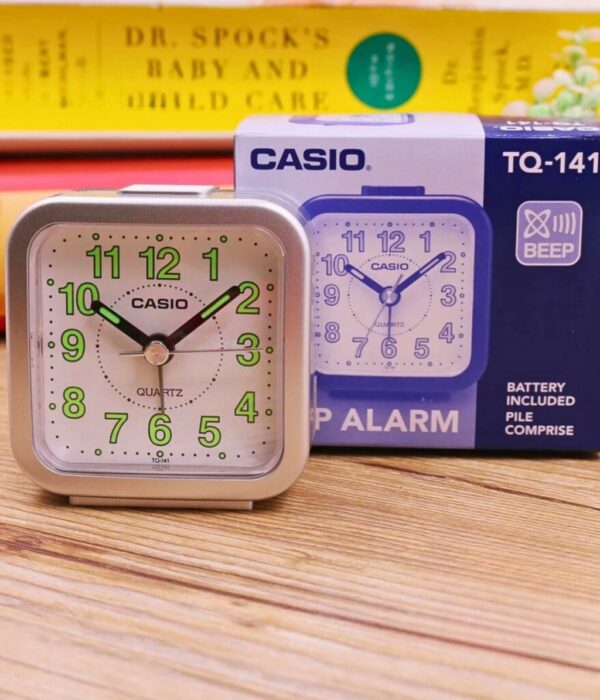Đồng hồ Casio TQ-141-8DF 0 máy Pin (Quartz) 0 mặt Vuông chính hãng