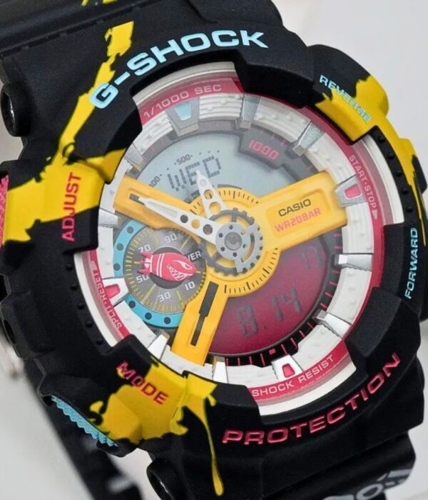 Đồng hồ Casio GA-110LL-1ADR Nam máy Pin (Quartz) Dây Nhựa mặt Tròn chính hãng