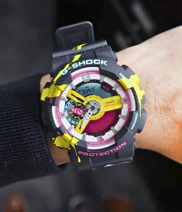 Đồng hồ Casio GA-110LL-1ADR Nam máy Pin (Quartz) Dây Nhựa mặt Tròn chính hãng