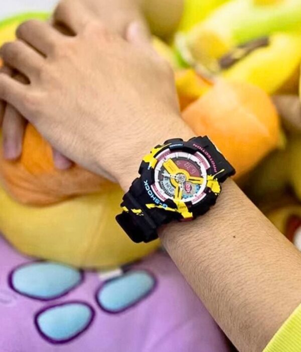 Đồng hồ Casio GA-110LL-1ADR Nam máy Pin (Quartz) Dây Nhựa mặt Tròn chính hãng