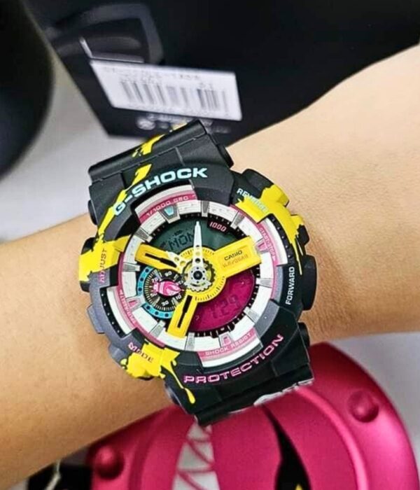 Đồng hồ Casio GA-110LL-1ADR Nam máy Pin (Quartz) Dây Nhựa mặt Tròn chính hãng
