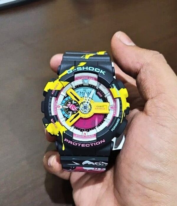 Đồng hồ Casio GA-110LL-1ADR Nam máy Pin (Quartz) Dây Nhựa mặt Tròn chính hãng