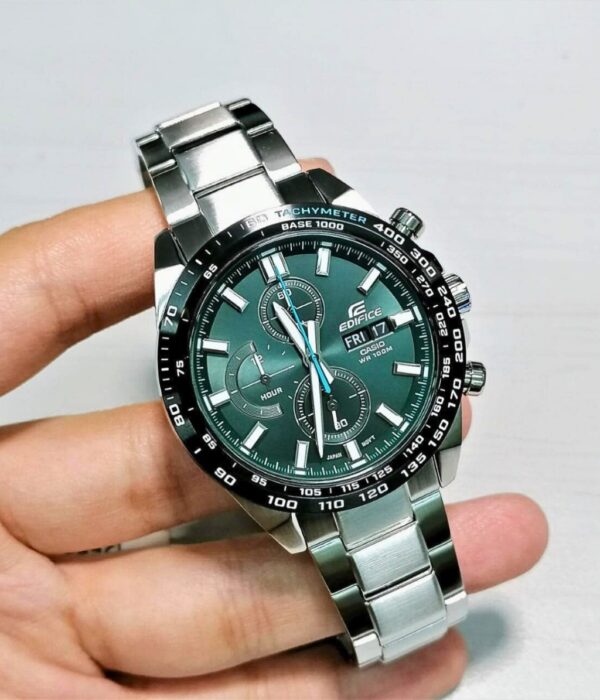 Đồng hồ Casio EFR-574DB-3AVUDF Nam máy Pin (Quartz) Dây Inox (Thép Không Gỉ) mặt Tròn chính hãng