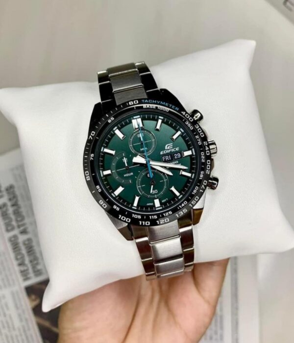 Đồng hồ Casio EFR-574DB-3AVUDF Nam máy Pin (Quartz) Dây Inox (Thép Không Gỉ) mặt Tròn chính hãng