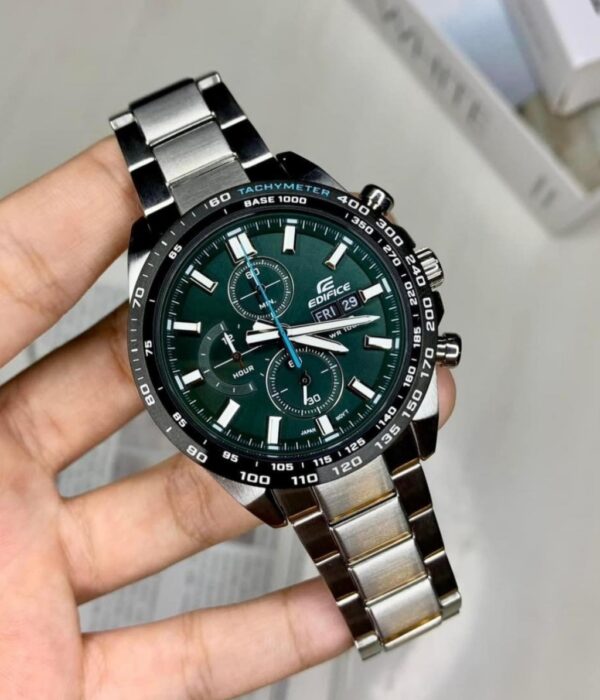 Đồng hồ Casio EFR-574DB-3AVUDF Nam máy Pin (Quartz) Dây Inox (Thép Không Gỉ) mặt Tròn chính hãng