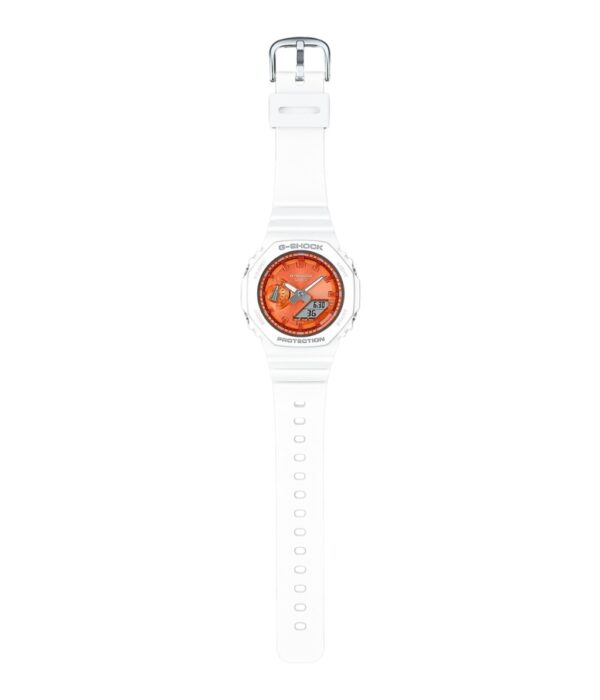 Đồng hồ Casio GMA-S2100WS-7ADR Nữ máy Pin (Quartz) Dây Nhựa mặt Bát Giác chính hãng