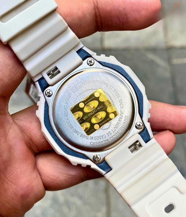 Đồng hồ Casio GMA-S2100WS-7ADR Nữ máy Pin (Quartz) Dây Nhựa mặt Bát Giác chính hãng