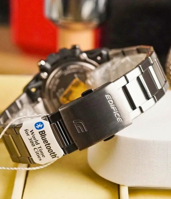 Đồng hồ Casio ECB-2000DC-1ADF Nam máy Solar (Năng Lượng Ánh Sáng Mặt Trời) Dây Inox (Thép Không Gỉ) mặt Tròn chính hãng