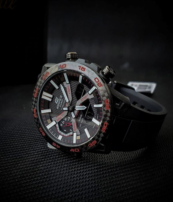 Đồng hồ Casio ECB-2000PB-1ADF Nam máy Solar (Năng Lượng Ánh Sáng Mặt Trời) Dây Cao Su (Nhựa) mặt Tròn chính hãng