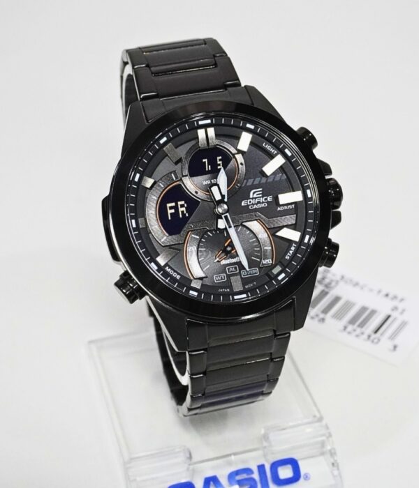 Đồng hồ Casio ECB-30DC-1ADF Nam máy Pin (Quartz) Dây Inox (Thép Không Gỉ) mặt Tròn chính hãng