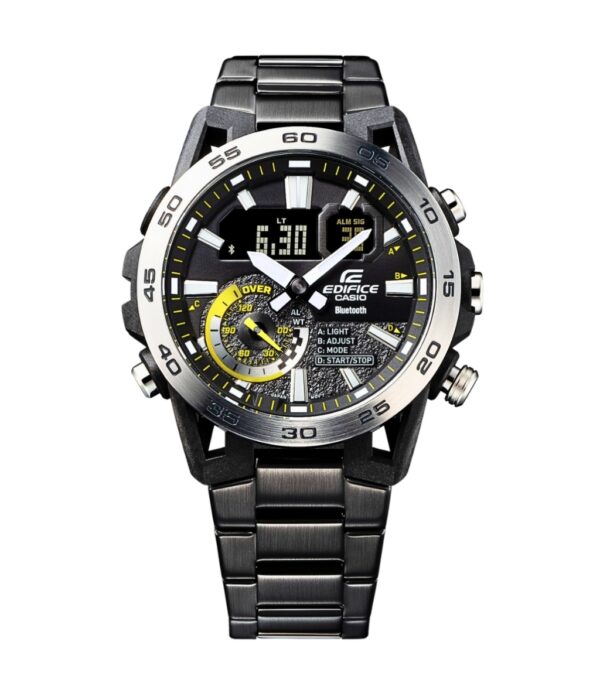 Đồng hồ Casio ECB-40DC-1ADF Nam máy Pin (Quartz) Dây Inox (Thép Không Gỉ) mặt Tròn chính hãng