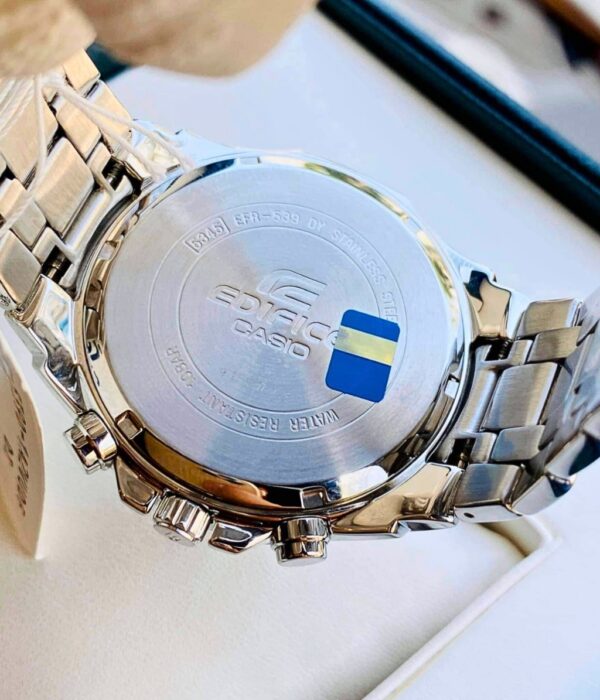 Đồng hồ Casio EFR-539D-1A2VUDF Nam máy Pin (Quartz) Dây Inox (Thép Không Gỉ) mặt Tròn chính hãng