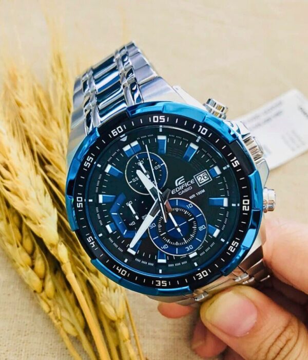 Đồng hồ Casio EFR-539D-1A2VUDF Nam máy Pin (Quartz) Dây Inox (Thép Không Gỉ) mặt Tròn chính hãng