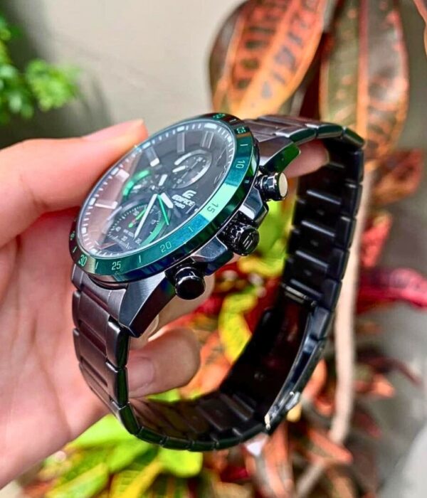 Đồng hồ Casio EFR-571DC-1AVUDF Nam máy Pin (Quartz) Dây Inox (Thép Không Gỉ) mặt Tròn chính hãng