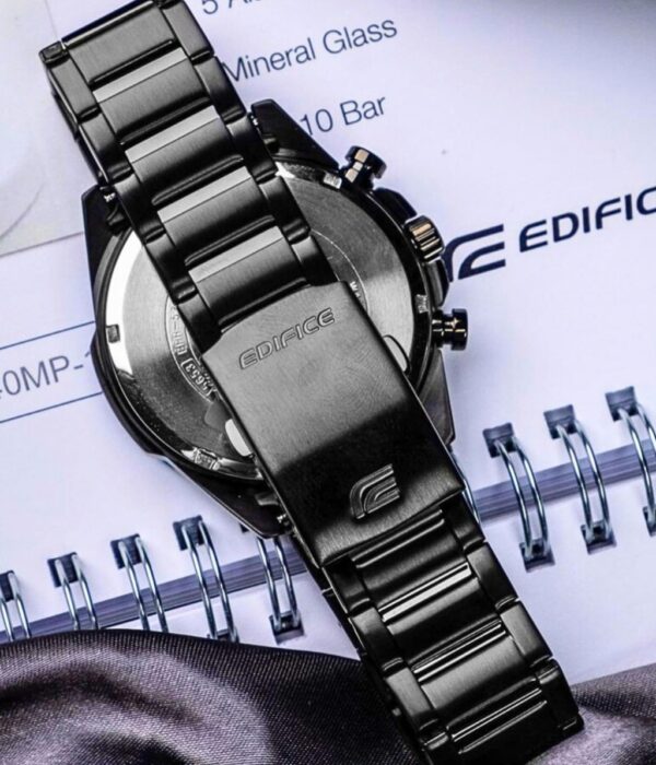 Đồng hồ Casio EFR-571DC-1AVUDF Nam máy Pin (Quartz) Dây Inox (Thép Không Gỉ) mặt Tròn chính hãng
