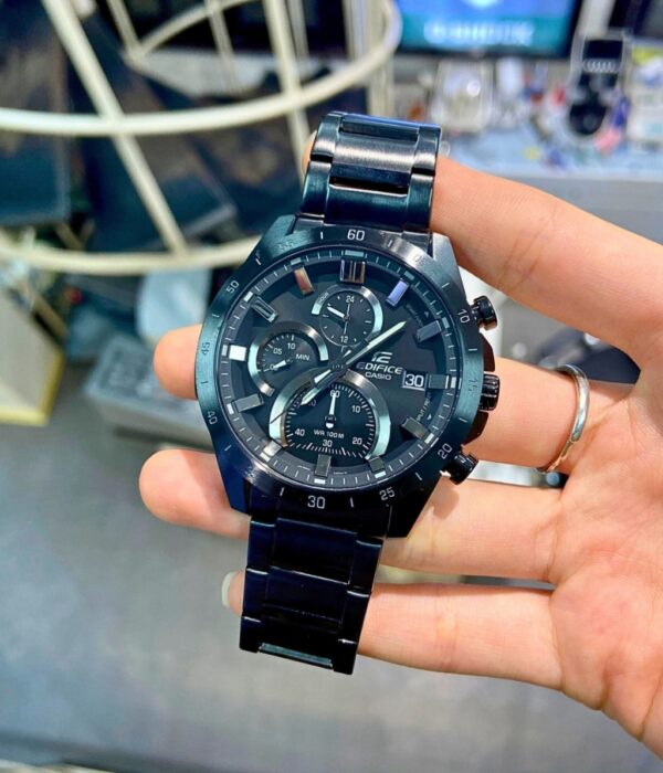 Đồng hồ Casio EFR-571MDC-1AVUDF Nam máy Pin (Quartz) Dây Inox (Thép Không Gỉ) mặt Tròn chính hãng