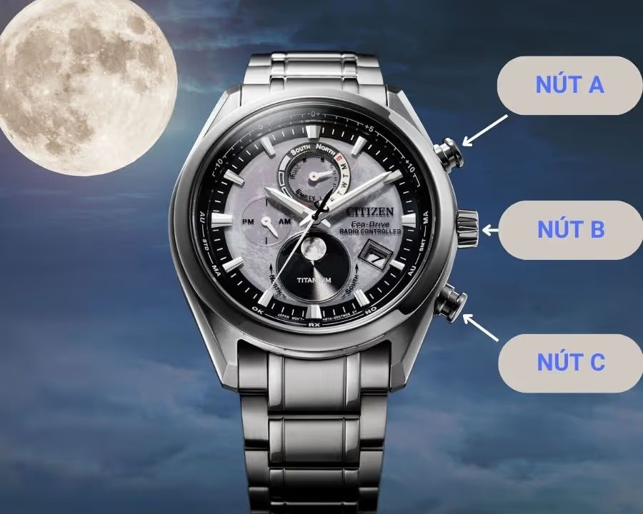 hướng dẫn sử dụng citizen eco drive radio controlled