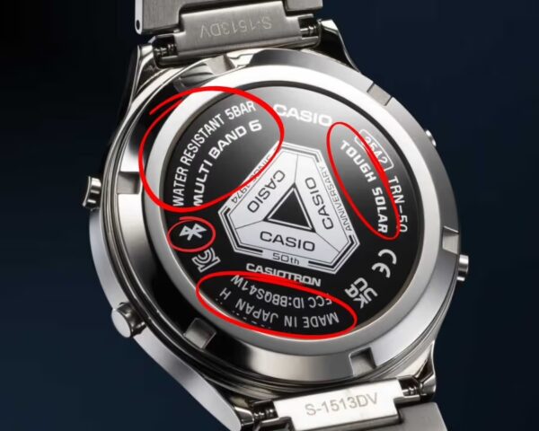 Các ký hiệu trên đồng hồ Casio G-Shock và ý nghĩa chi tiết 2