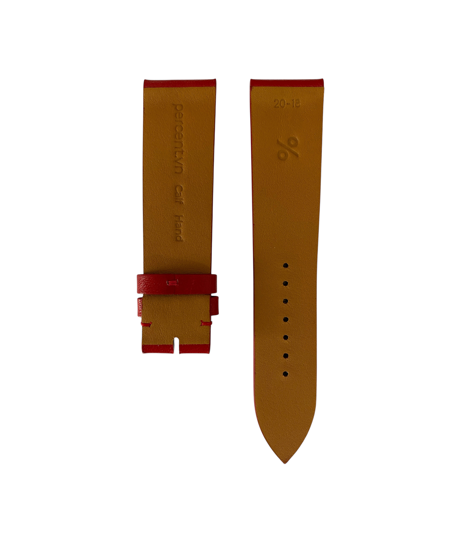 Dây Da Percent Baret Red