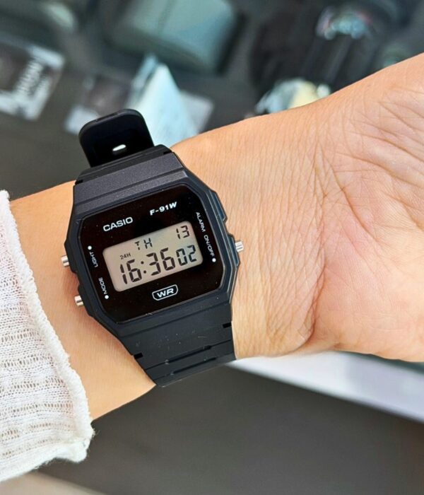 Hình ảnh Đồng Hồ Casio Unisex F-91WB-1ADF