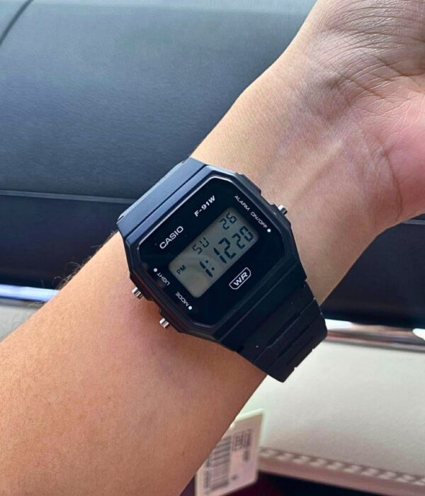 Hình ảnh Đồng Hồ Casio Unisex F-91WB-1ADF