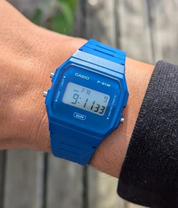 Hình ảnh Đồng Hồ Casio Unisex F-91WB-2A1DF