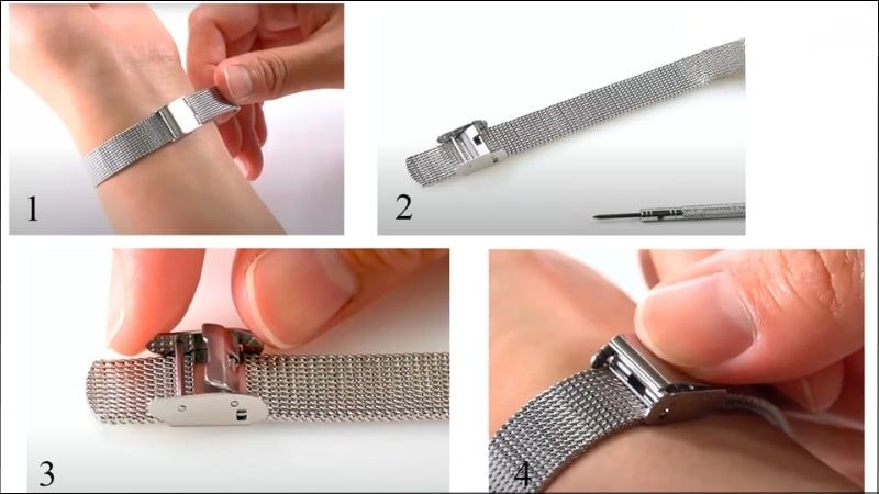 Cách Điều Chỉnh Dây Đồng Hồ Kim Loại Đúng Kỹ Thuật, Dễ Thực Hiện 4