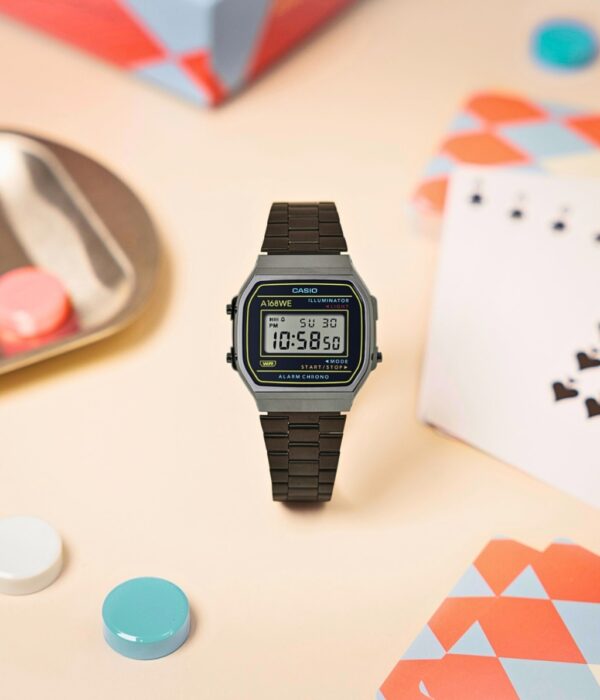 Hình ảnh Đồng Hồ Casio Unisex A168WEHB-1ADF