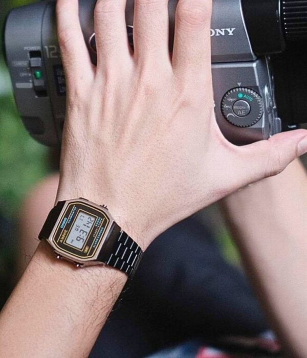 Hình ảnh Đồng Hồ Casio Unisex A168WEHB-1ADF