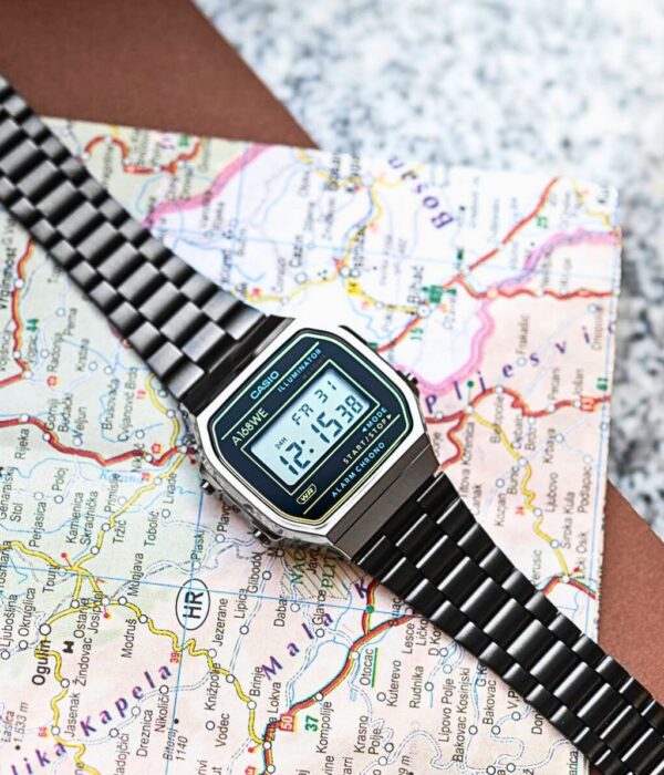 Hình ảnh Đồng Hồ Casio Unisex A168WEHB-1ADF