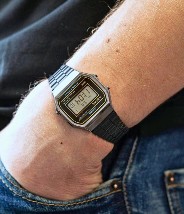 Hình ảnh Đồng Hồ Casio Unisex A168WEHB-1ADF