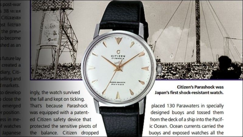 Parashock Trên Đồng Hồ Là Gì? Giải Thích Công Nghệ Chống Sốc Của Citizen 2