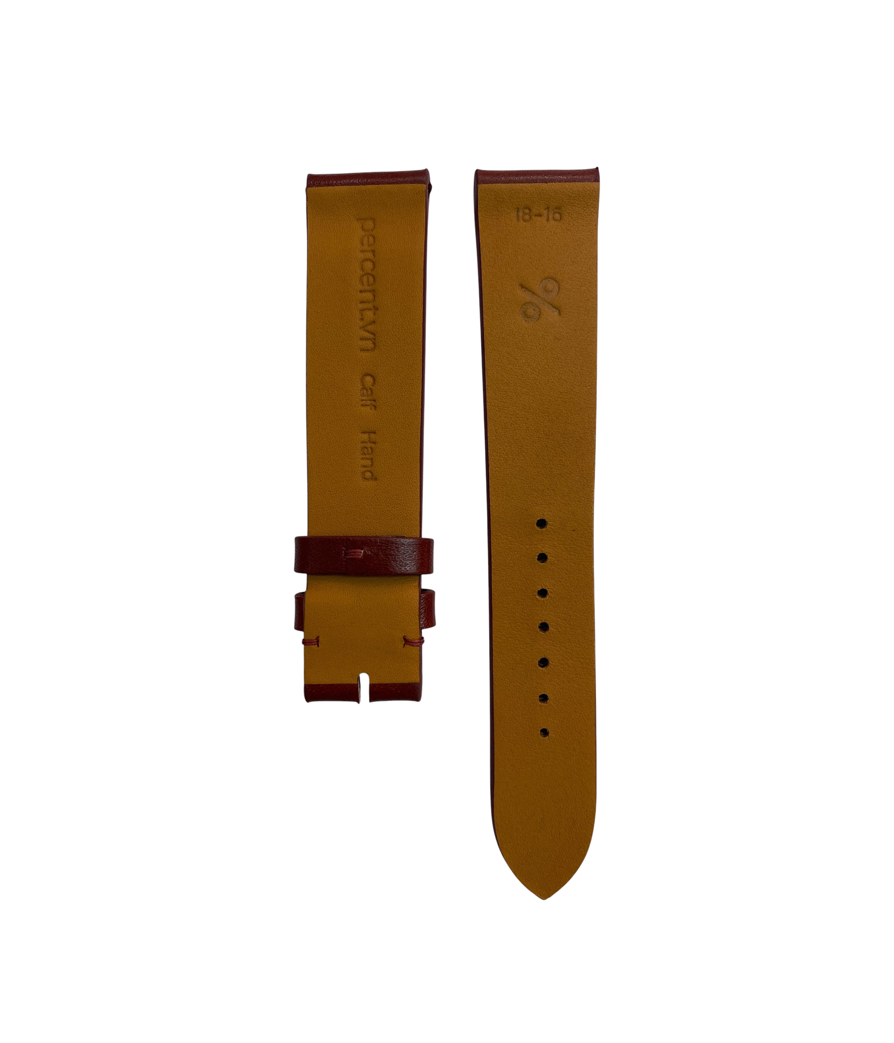Dây Da Percent Baret Wine Red Màu Đỏ Rượu Vang Đẹp Tại SHOPDONGHO.com